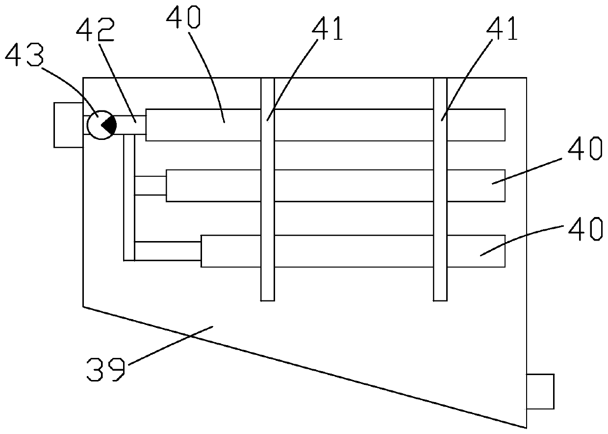 Integrated treatment device and method for liquid garbage