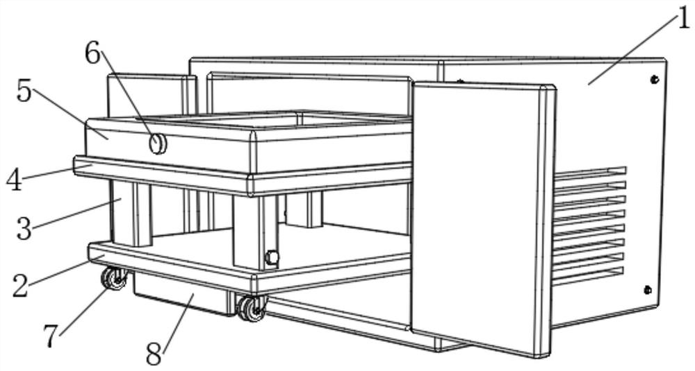 Furnace-entering firing device with high use efficiency