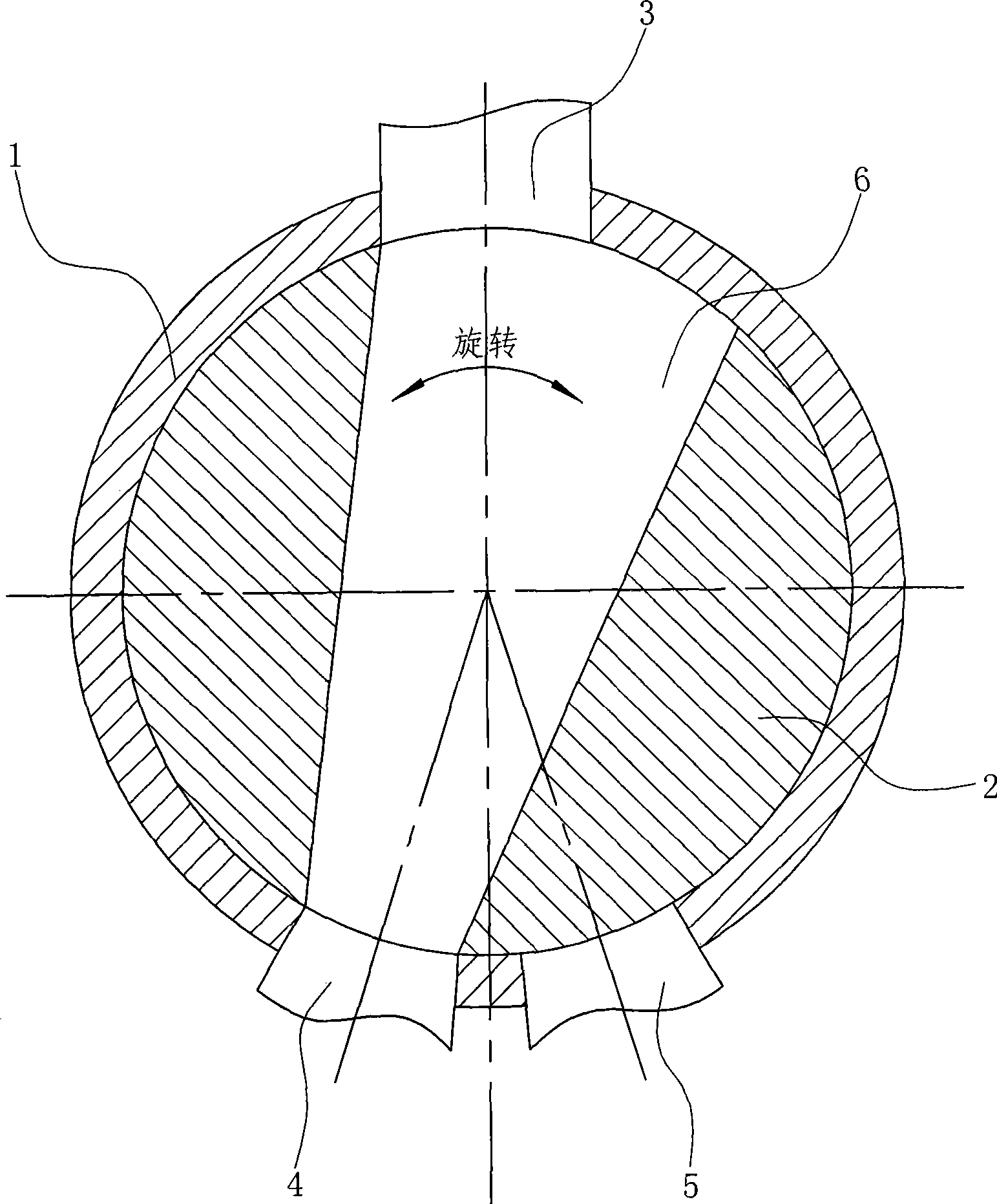 Totally-enclosed open type commutator