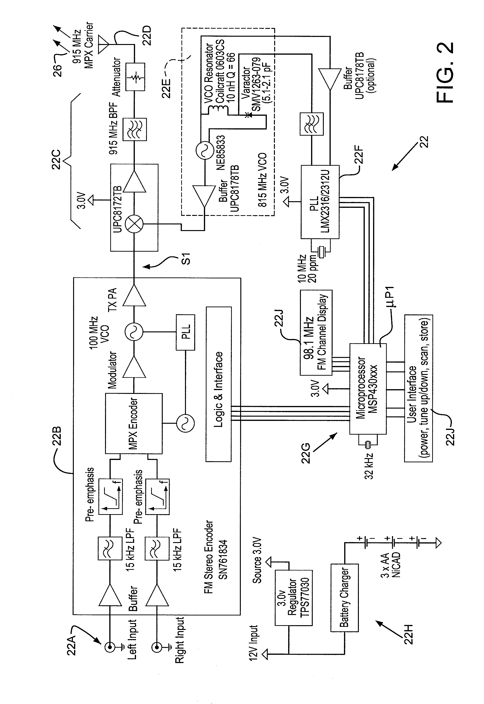 Wireless FM repeater system