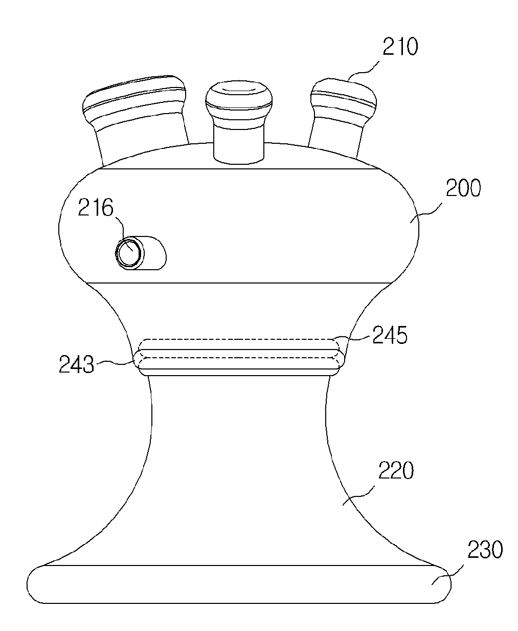 Trocar for a single port surgery