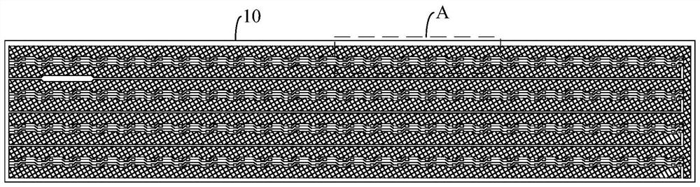 Flexible transparent LED display screen and display