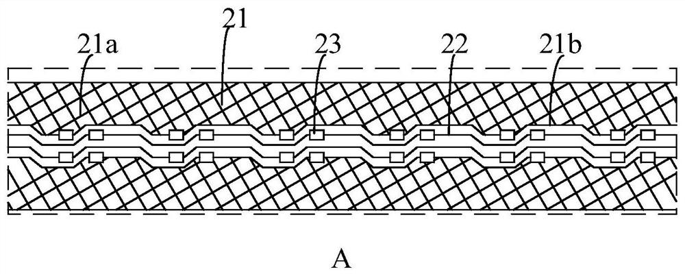 Flexible transparent LED display screen and display