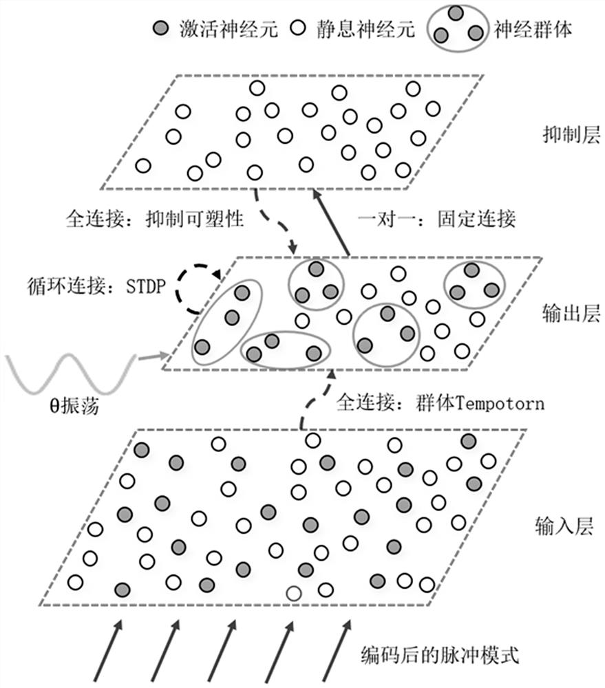 Fast memory coding method and device based on multi-synaptic plasticity spiking neural network