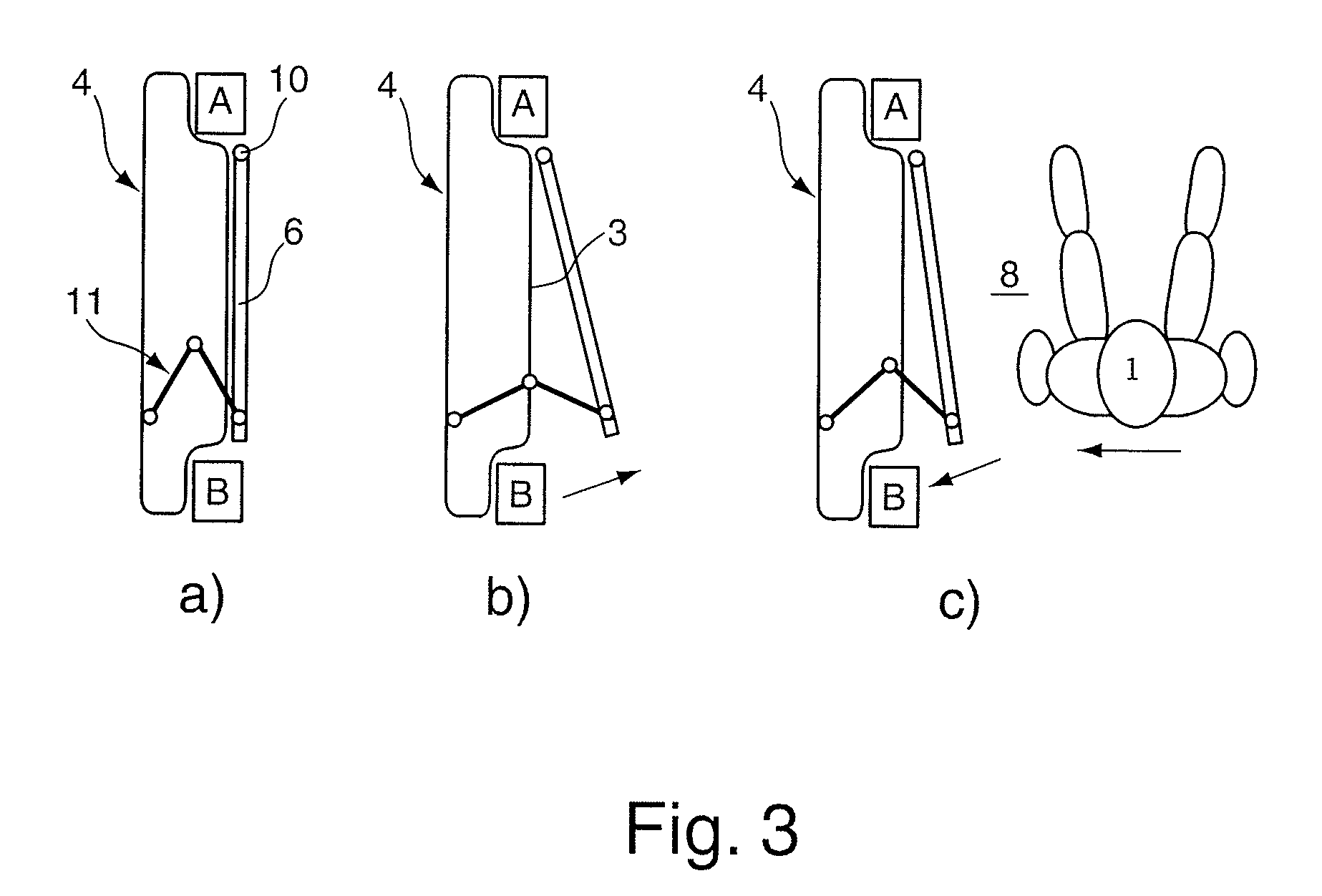 Device for increasing occupant protection in a motor vehicle during a lateral impact