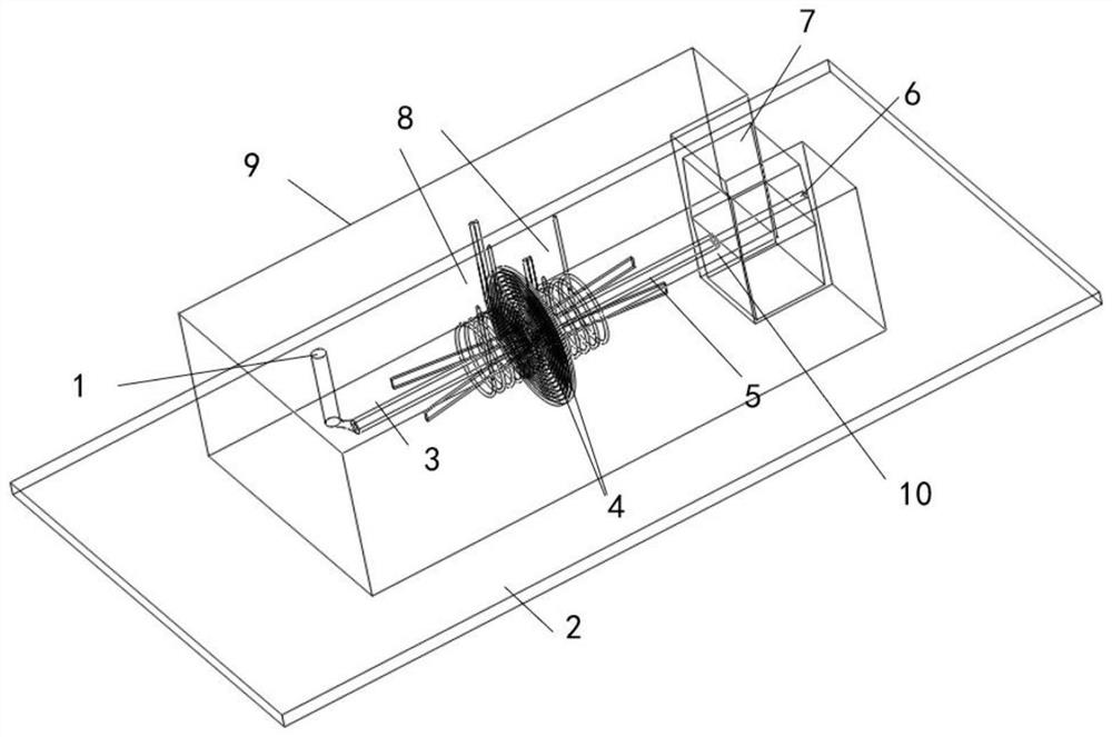 A high-sensitivity hydraulic oil detection device and its manufacturing method