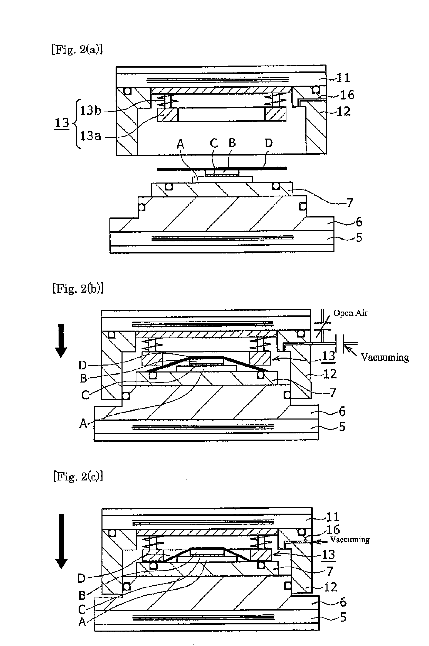 Vacuum thermal bonding apparatus and vacuum thermal bonding method