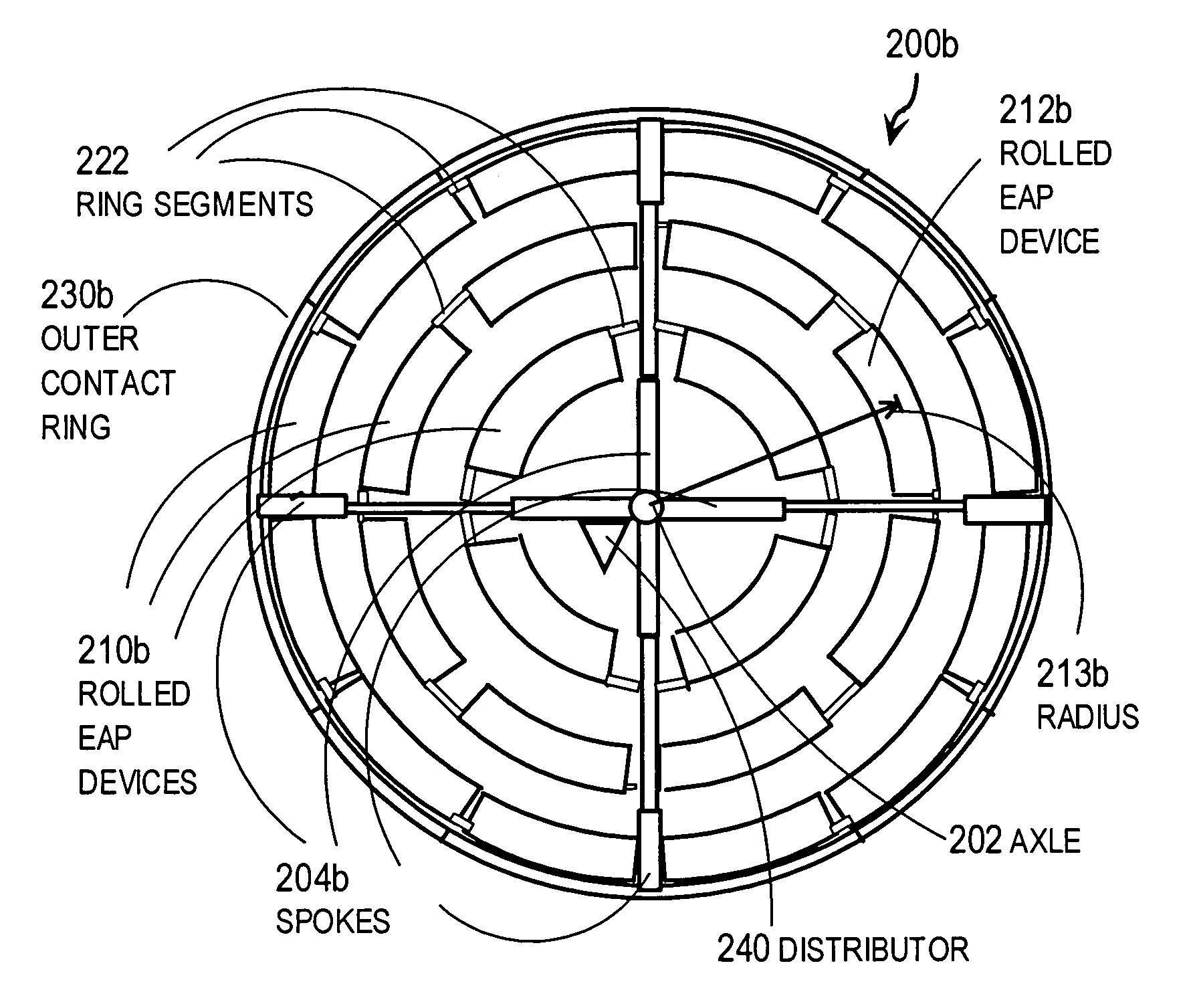 Variable ratio transmission elements for motor drive shafts