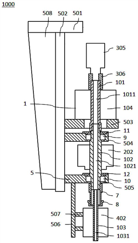 Rotary arc milling device, milling machine tool and control system thereof