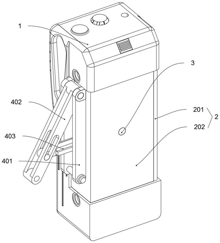 Police interphone with dustproof protection structure