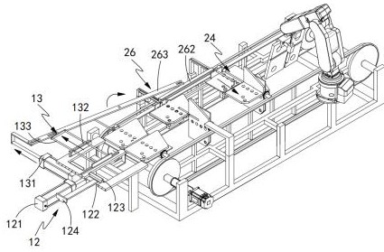 Continuous production process of hardware assembly