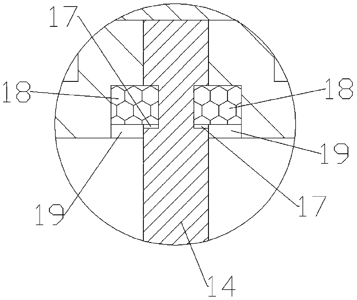 Heatable positive-pole protection acid cooler