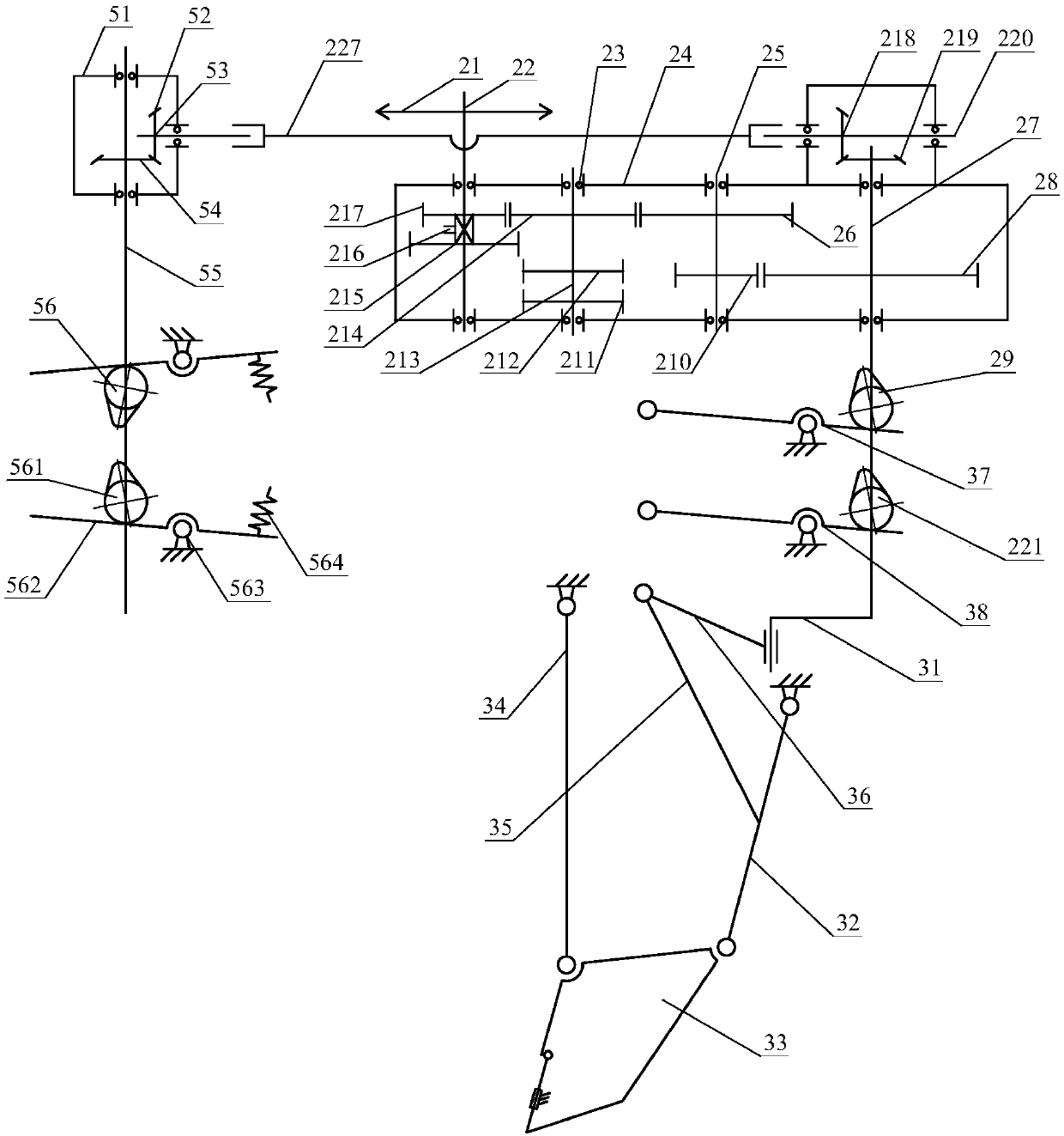 Device for longitudinal transplanting oilseed rape pot seedling in groove