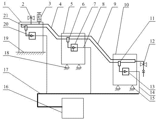 Method and device for automatically monitoring subgrade settlement