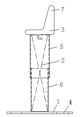 Location support device for hot stamping plates