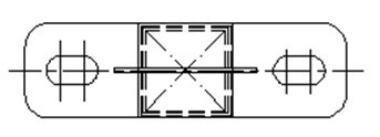 Location support device for hot stamping plates