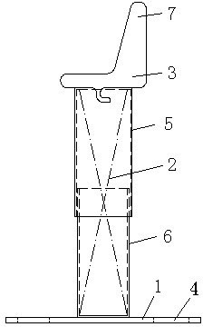 Location support device for hot stamping plates