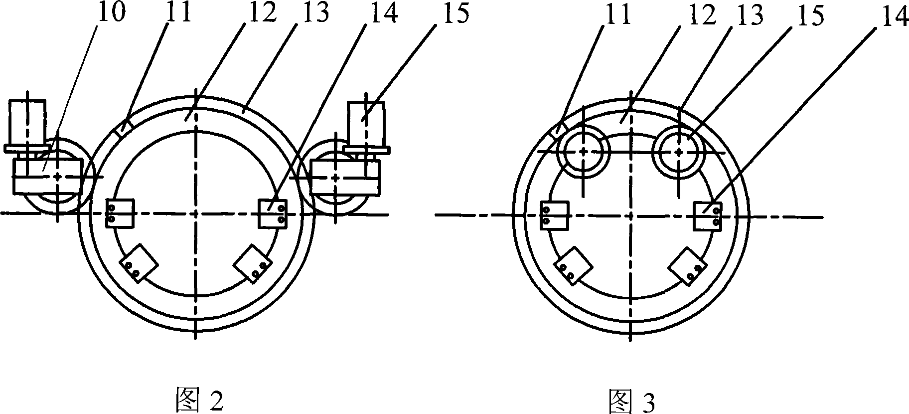 Off-course driving device of wind-driven generator