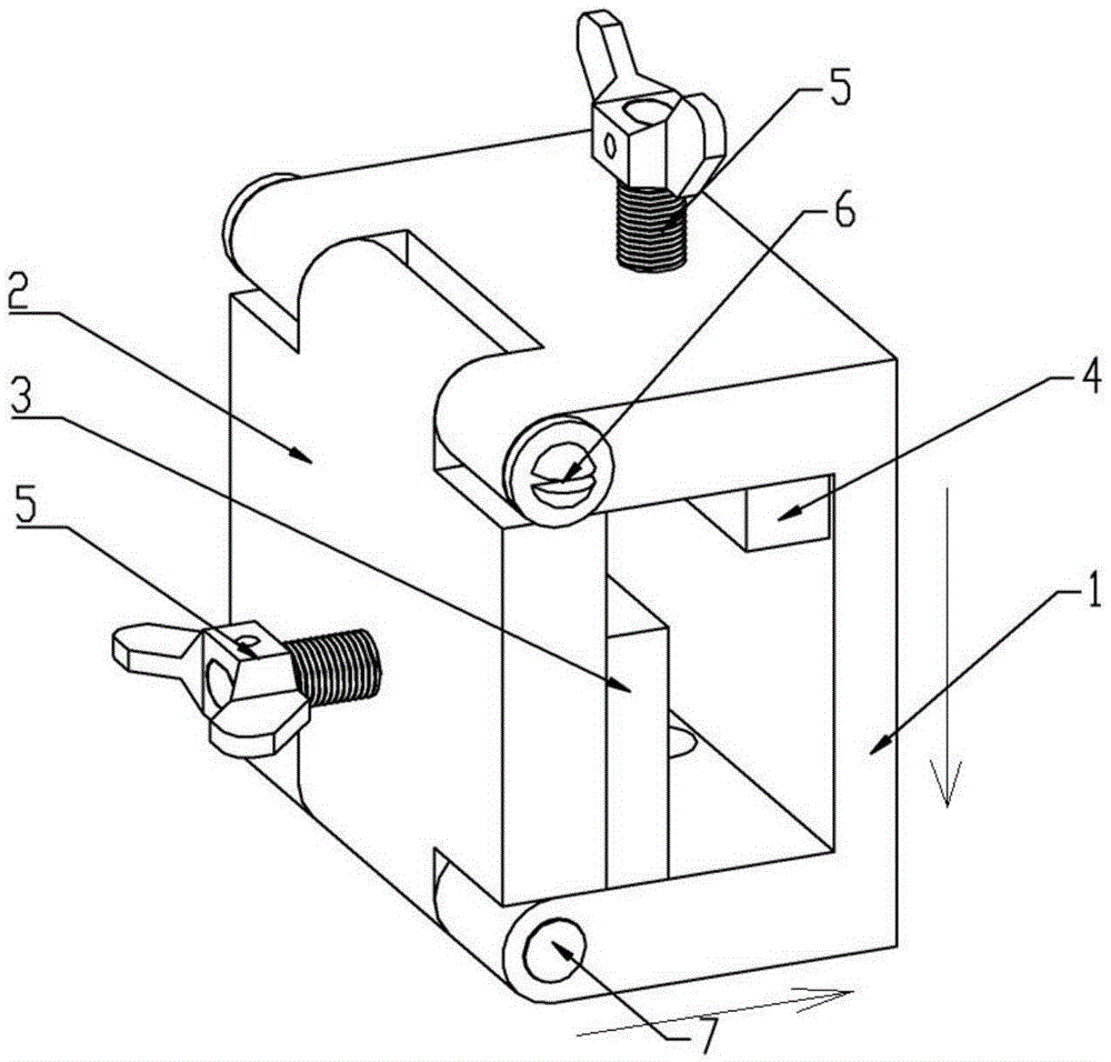 An adjustable two-way mechanical clamping tool