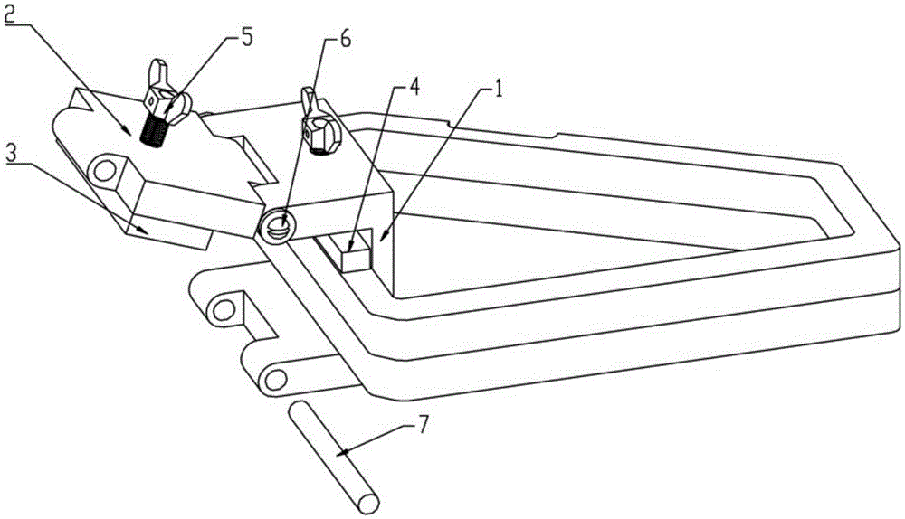 An adjustable two-way mechanical clamping tool