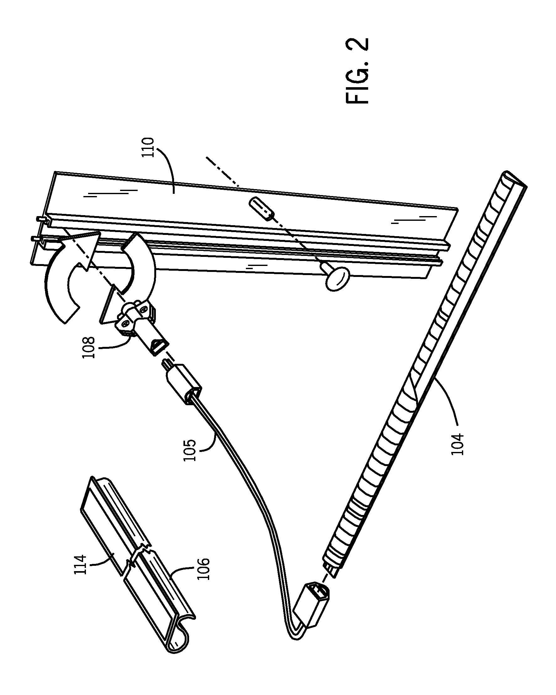 Illuminated shelving