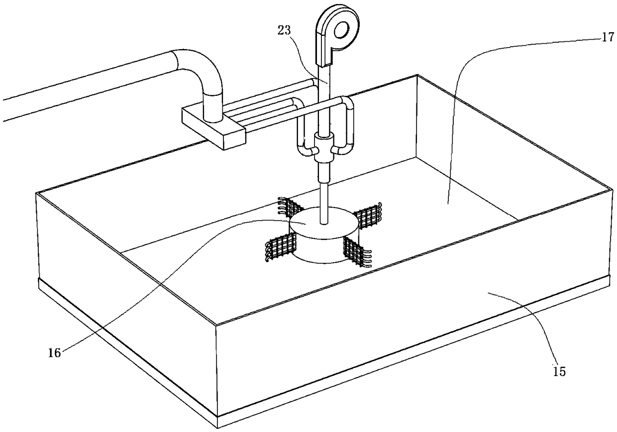 Heating aeration pool for sewage purification and method thereof