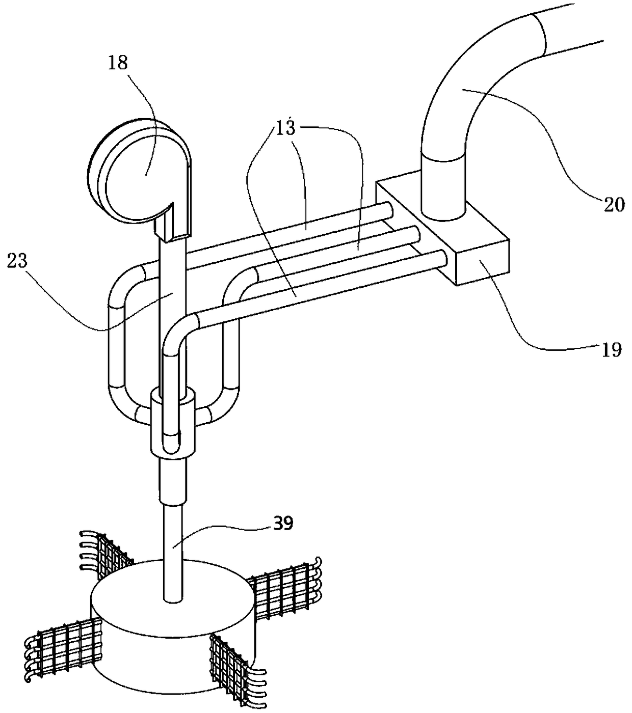 Heating aeration pool for sewage purification and method thereof