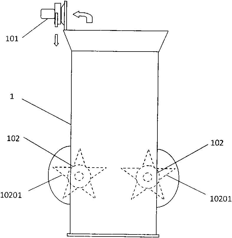 Two-stage plasma gasifying, melting and cracking method and device of waste containing organic matters