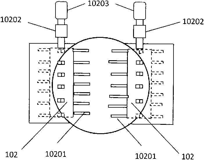 Two-stage plasma gasifying, melting and cracking method and device of waste containing organic matters