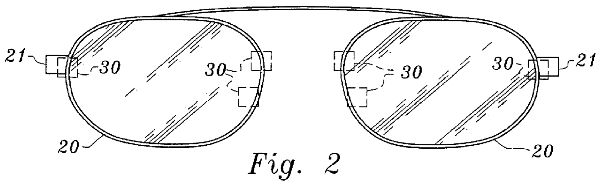 Auxiliary eyeglasses with magnetic clips