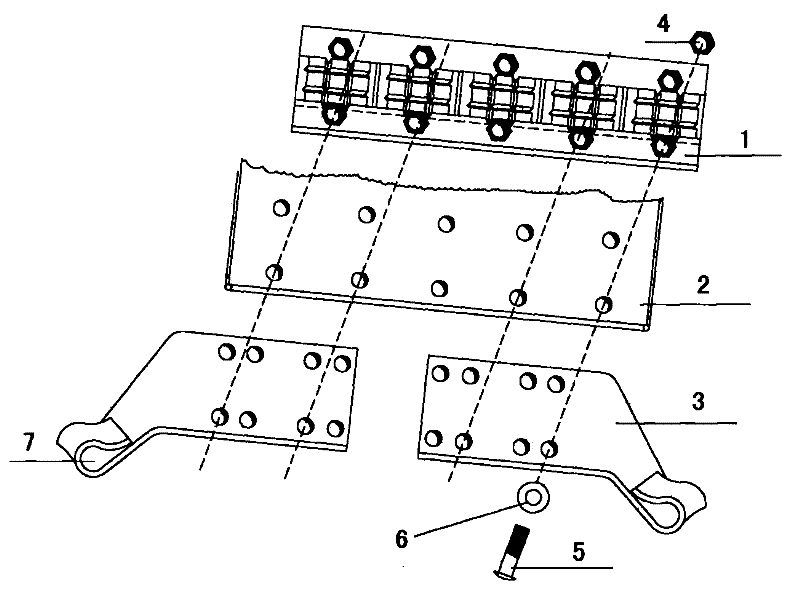 Cast steel rubber belt anti-skid caterpillar for vehicle