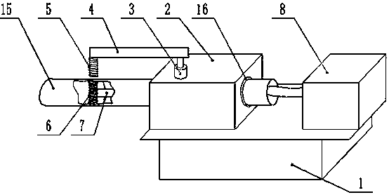 Light pole processing device