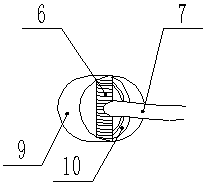 Light pole processing device