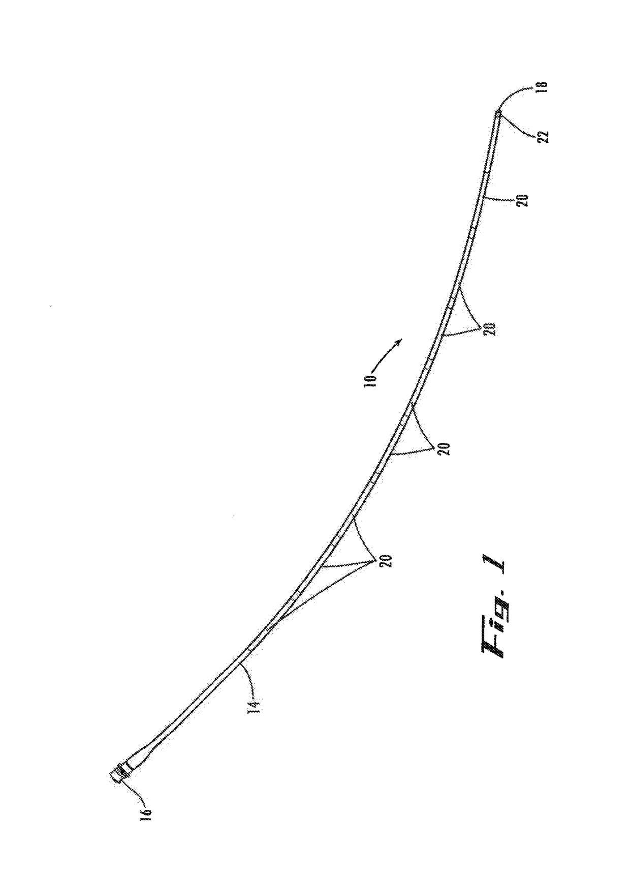 Spinal catheter having multiple obstruction-clearing features