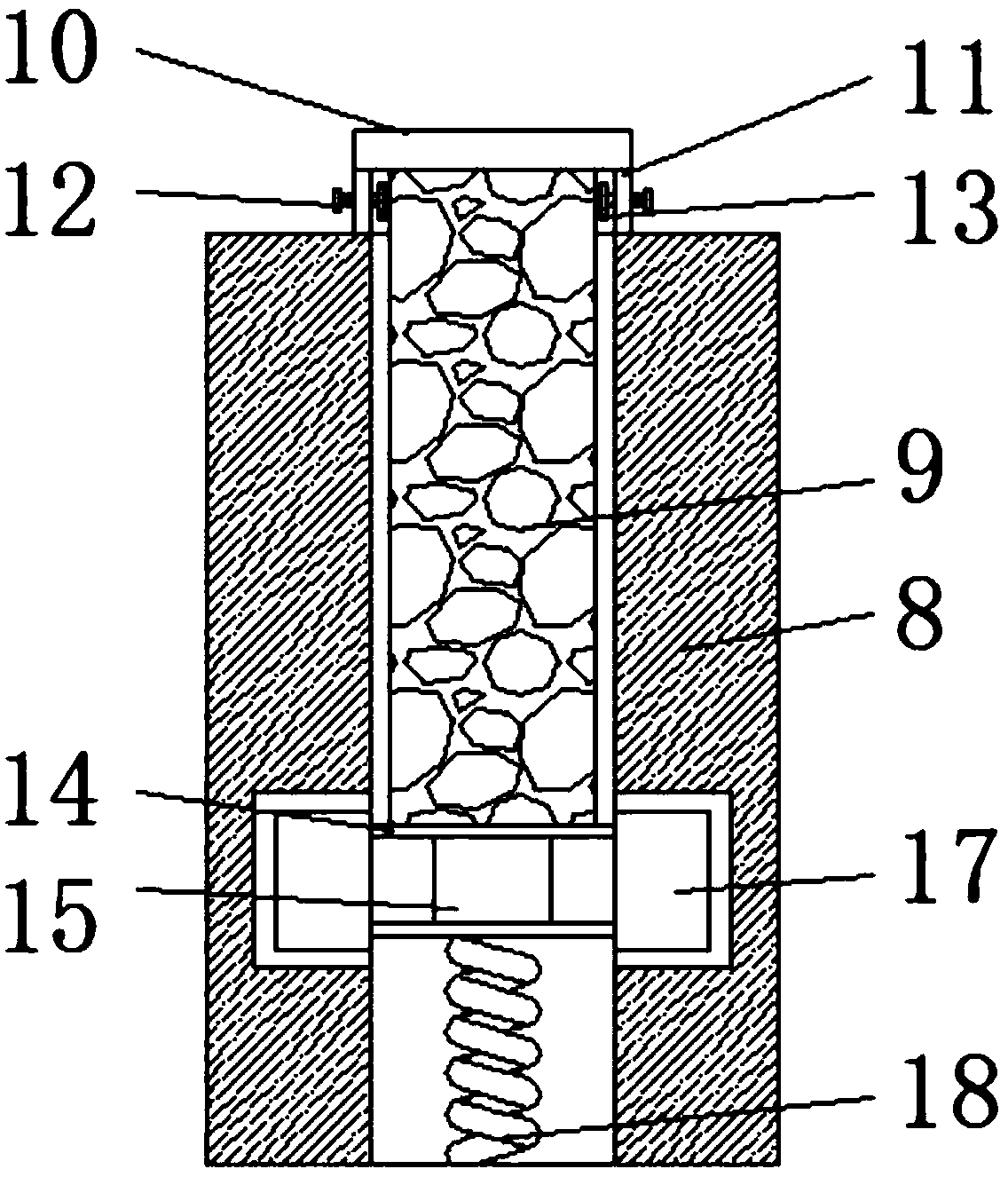 Crop drying device