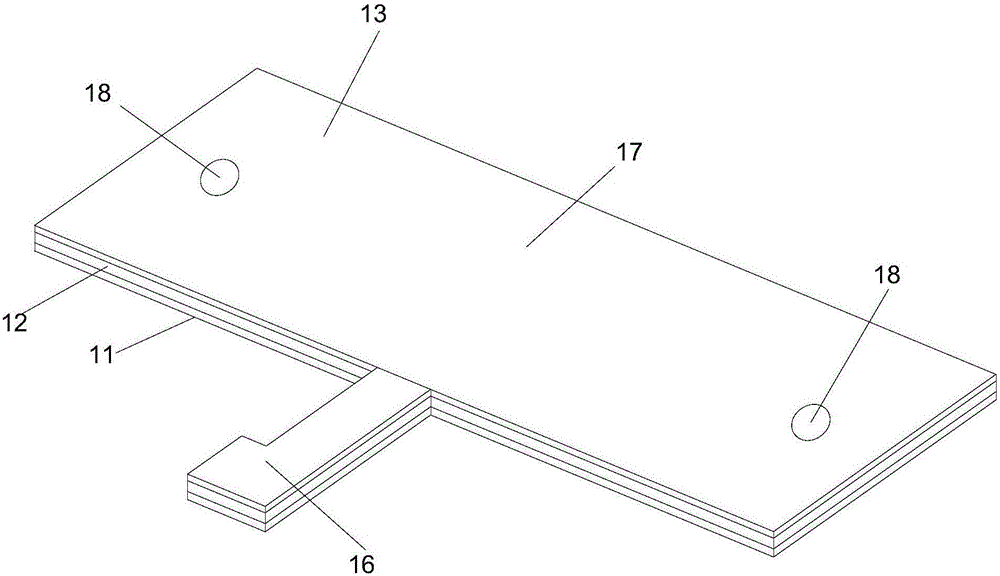 Punching machine for producing keyboard circuit