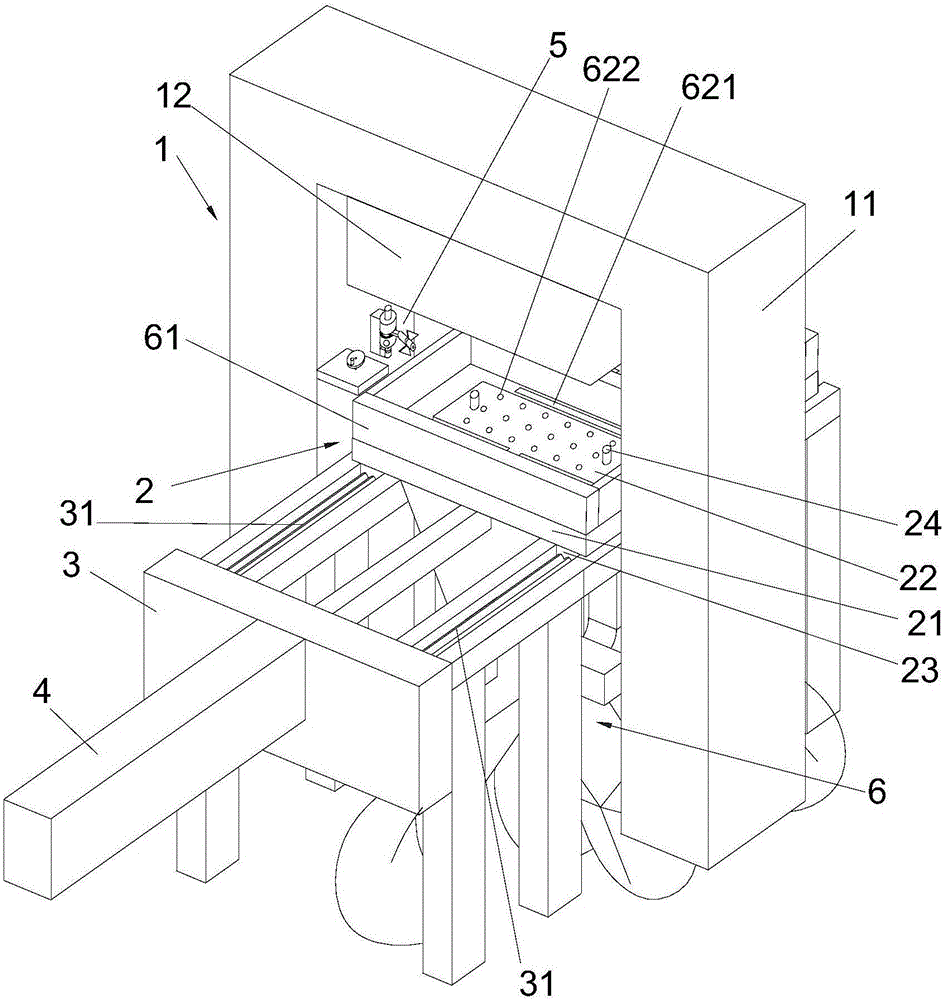 Punching machine for producing keyboard circuit