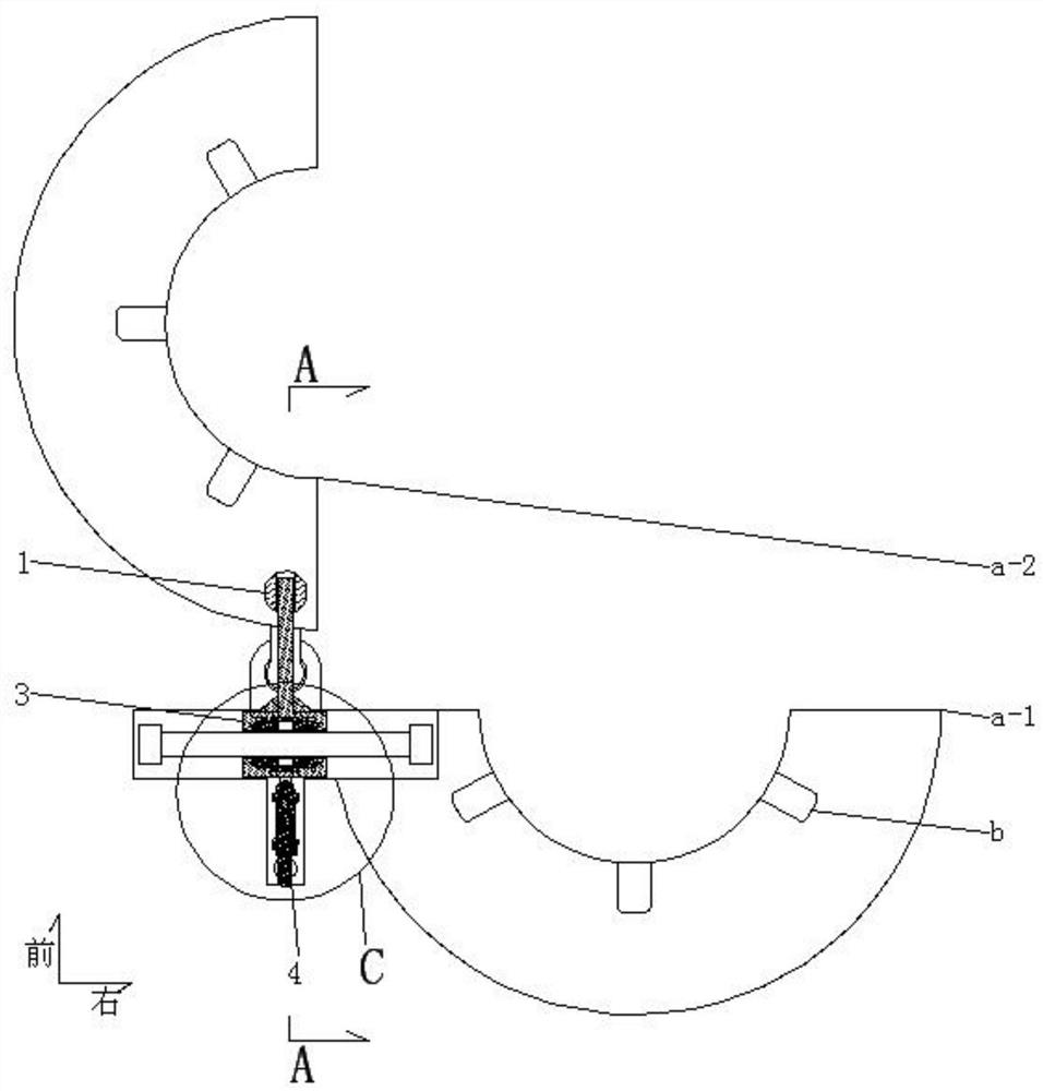 An openable and closable clamping bracket for a flexible Rogowski coil and its opening and closing method