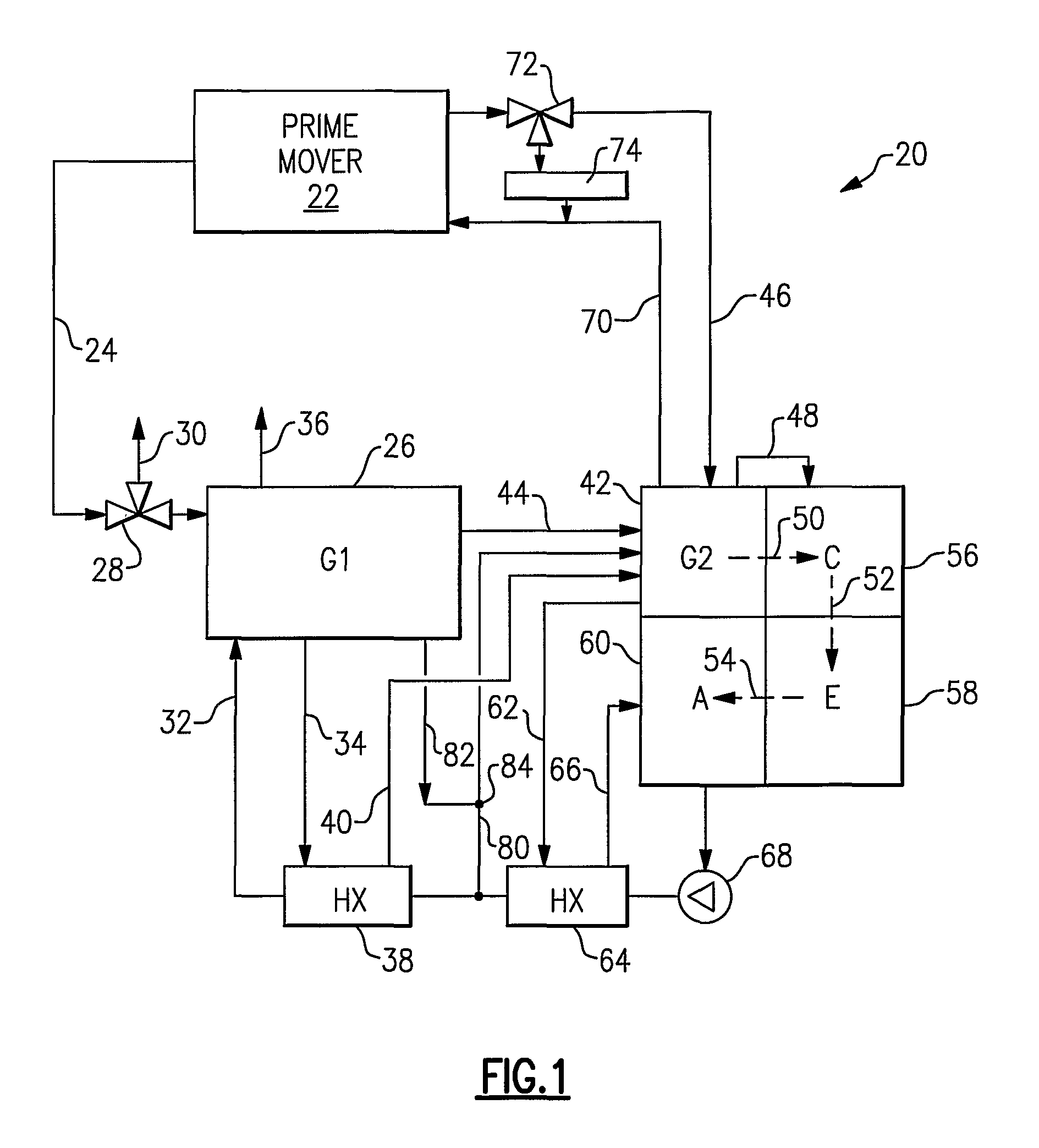 Dual gas and hot liquid absorption chiller assembly