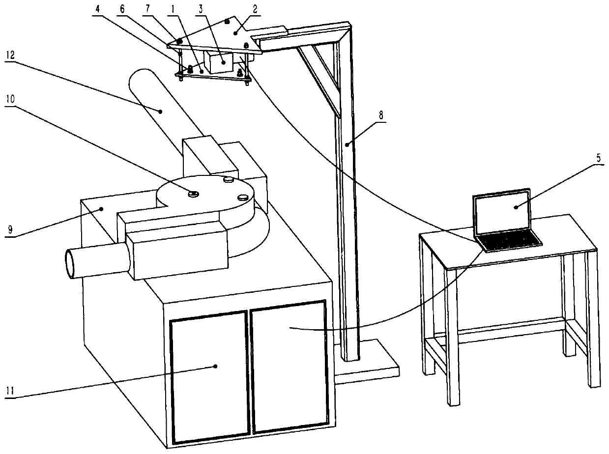 Angle control device for bending pipe