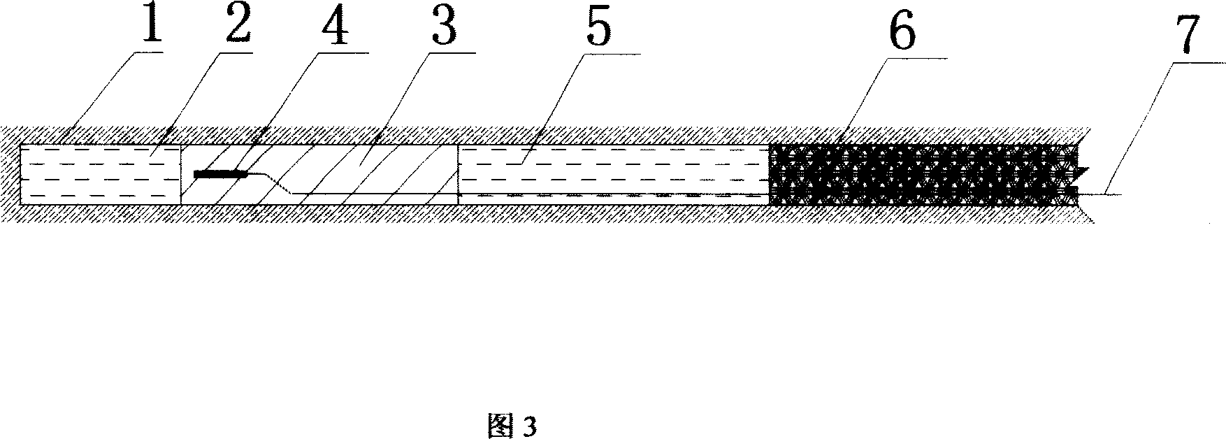 Water pressure burst hole and burst method with energy saving and environment friendship