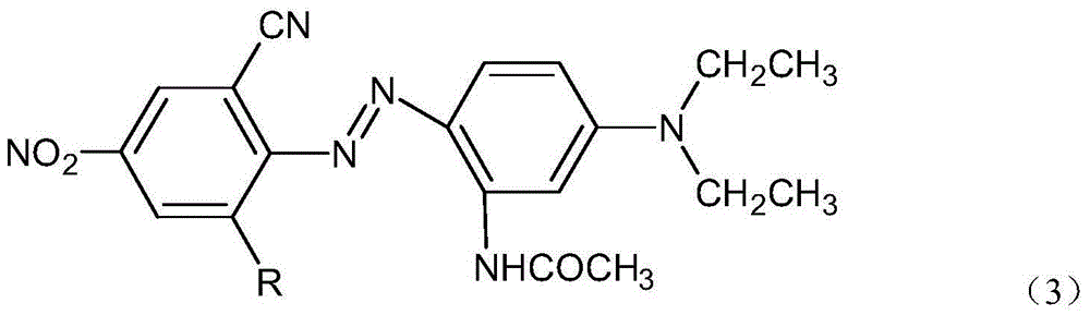 A blue disperse dye mixture