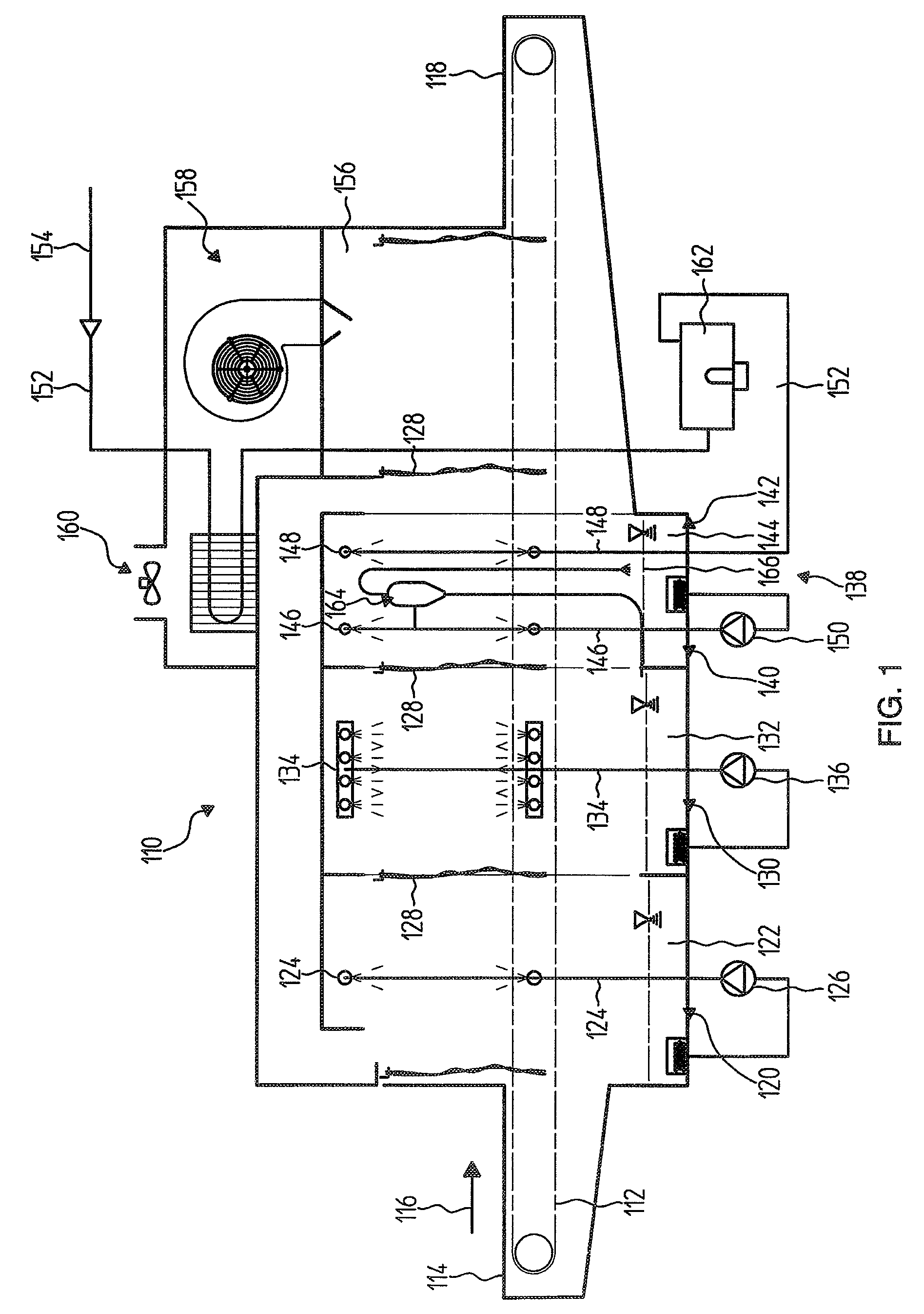Dirt separator device with level control