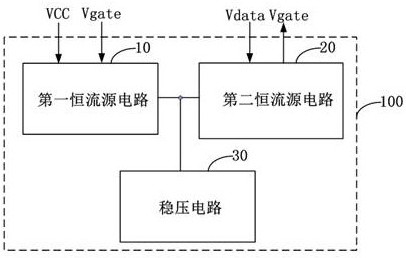 A kind of led drive circuit, lamp board and display panel