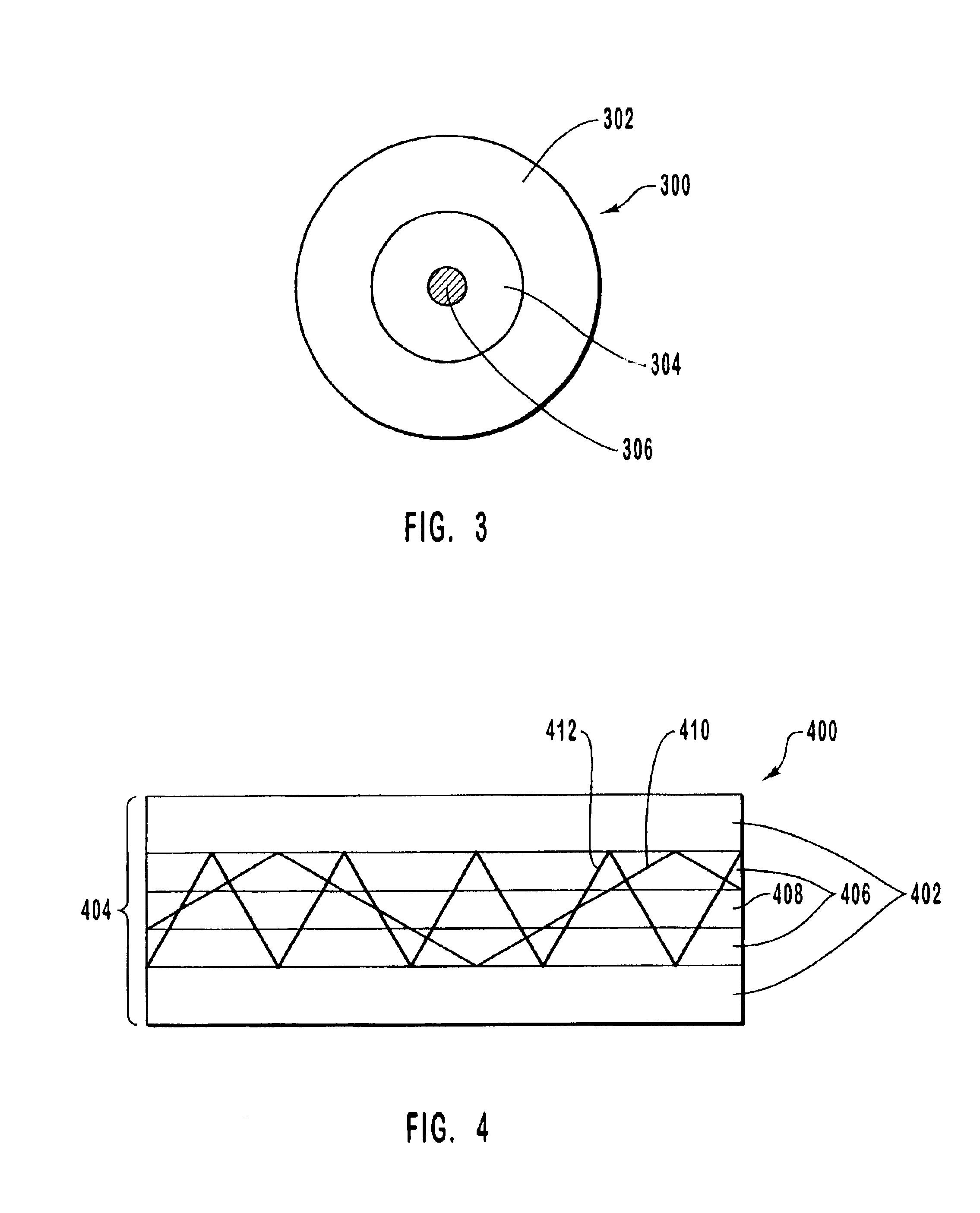 Multiple mode fiber with mode discrimination