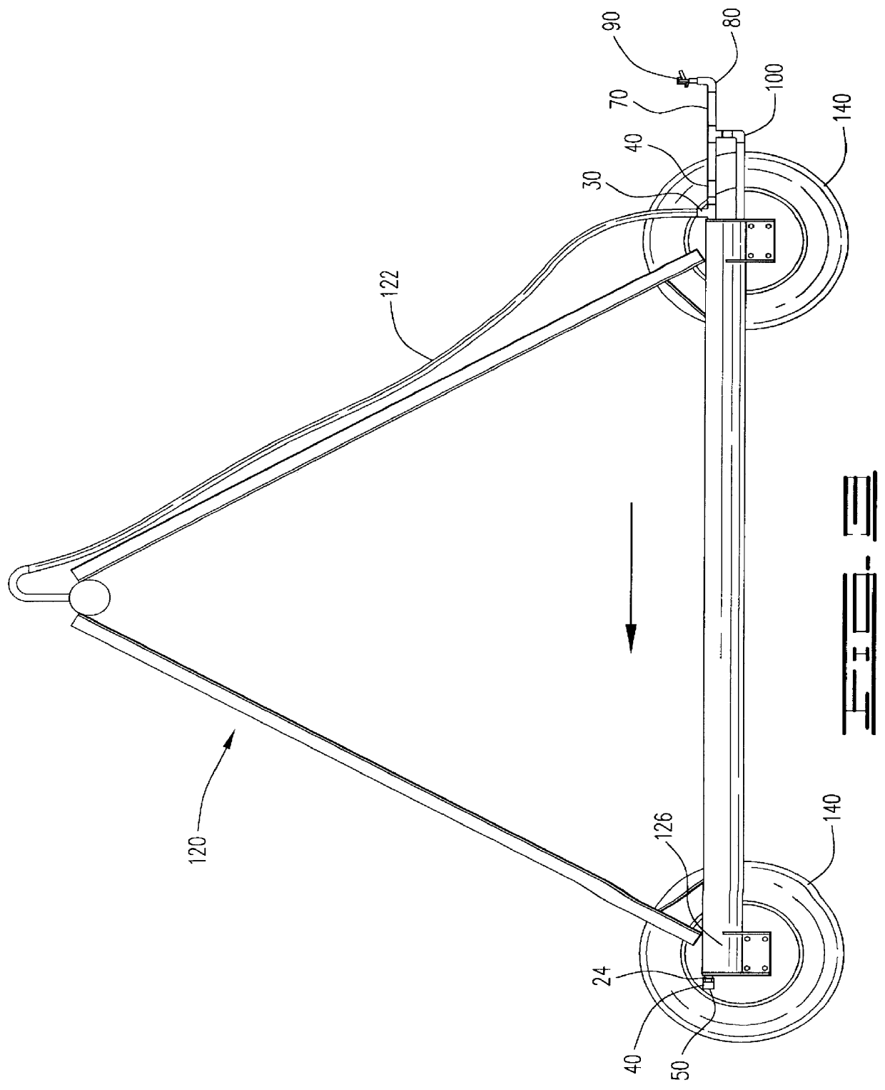 Center-pivot irrigation rut prevention device