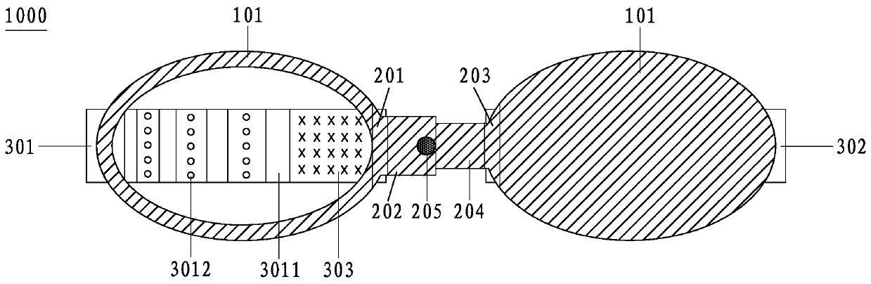 Eye ice compressing and nursing device