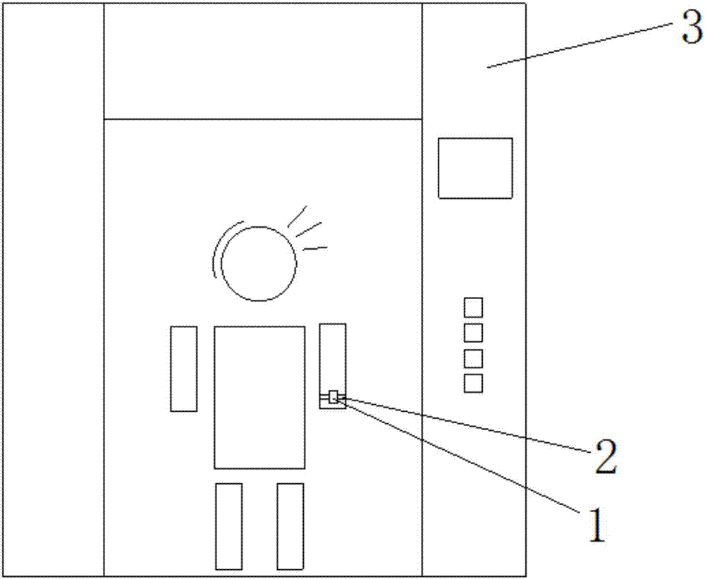 Wireless remote control type handicapped person elevator