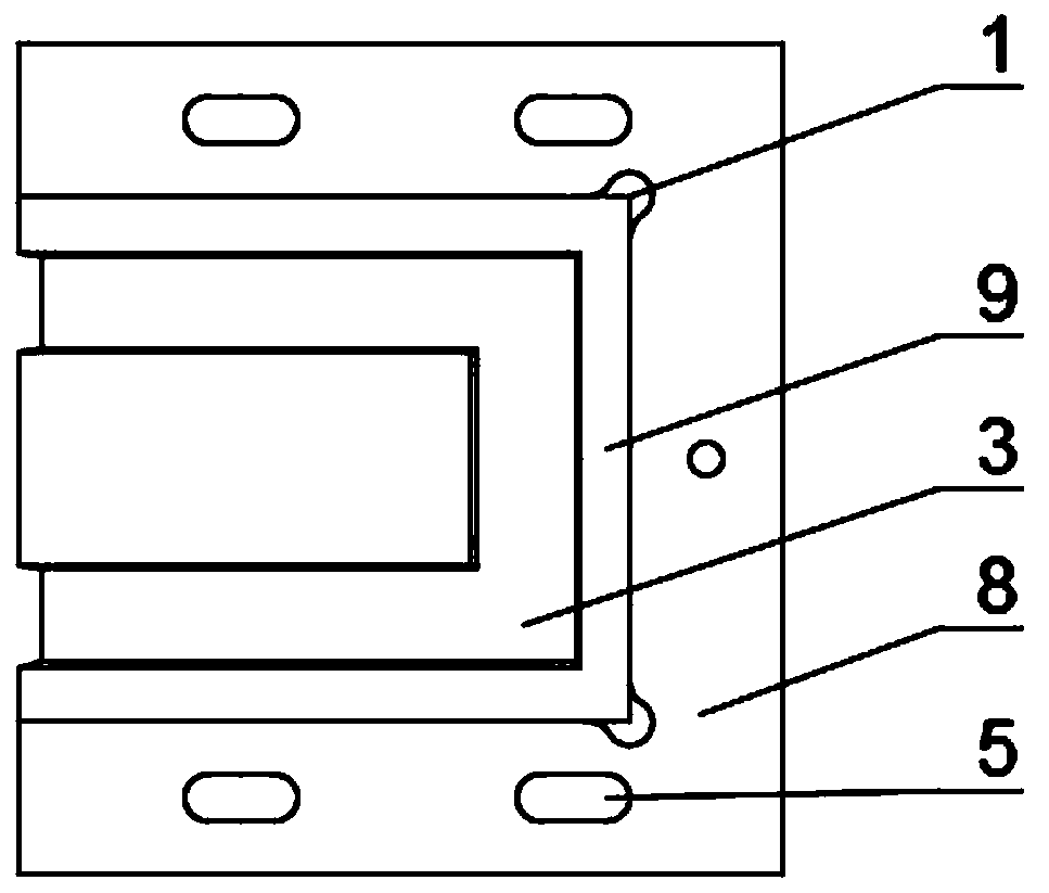 Waterproof test device for shield tunnel duct piece joints