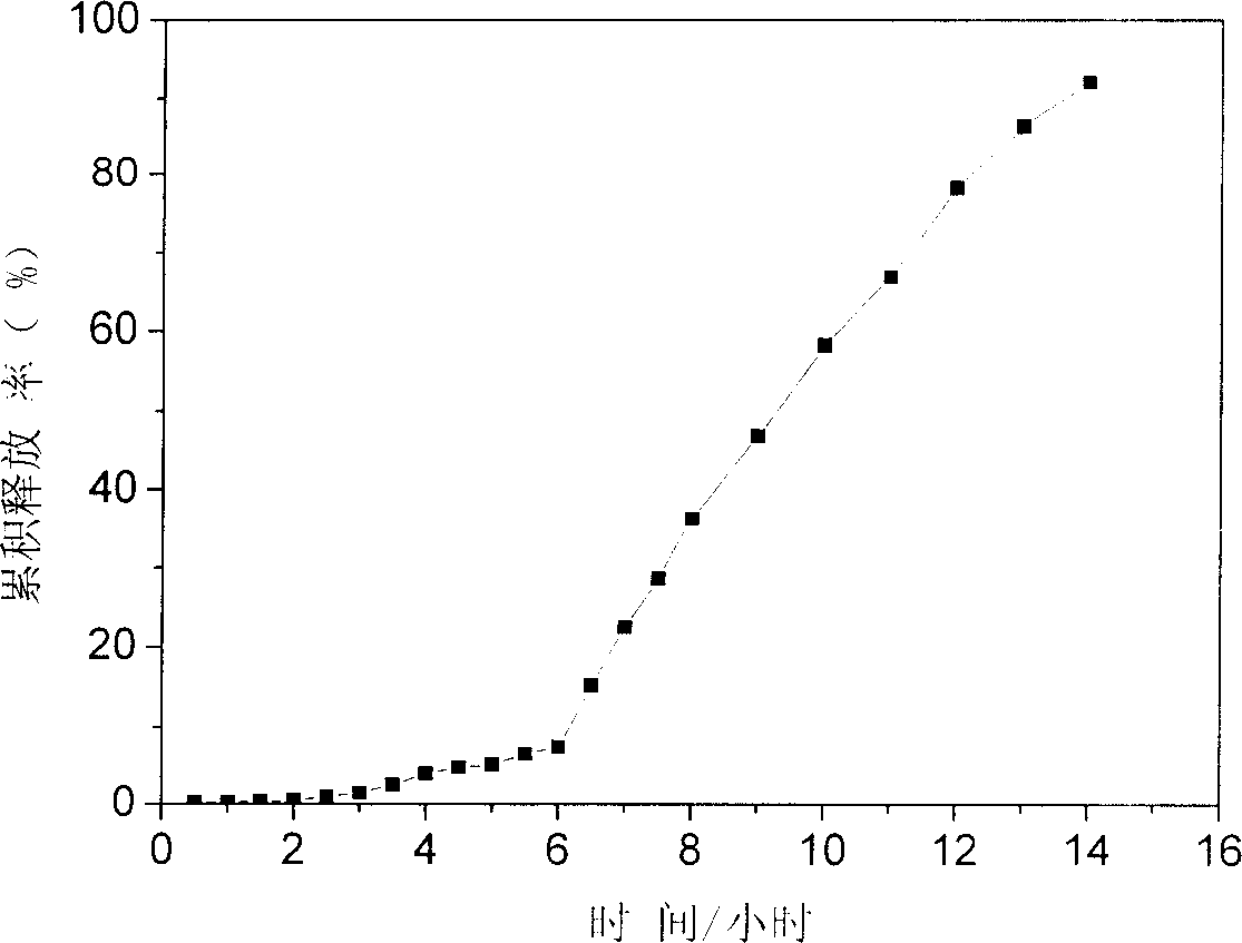 Colon target prepn. contg. 5-aminosalicylic acid, and its prepn. method